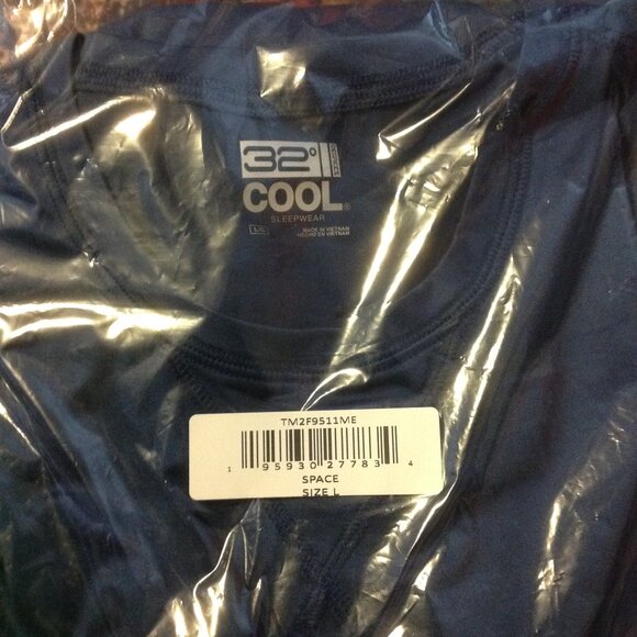 32 Degrees Men's Heat Blue Large Long Sleeve Sleep T-Shirt-Brand New In  Package - Picture 4 of 4